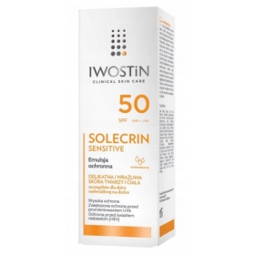 IWOSTIN SOLECRIN SENSITIVE EMULSJA OCHRONNA SPF 50+ 100 ML